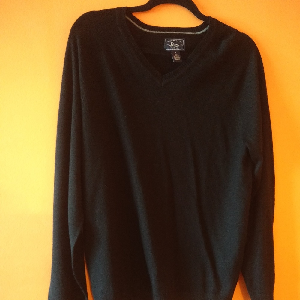 Knit V-neck Sweater